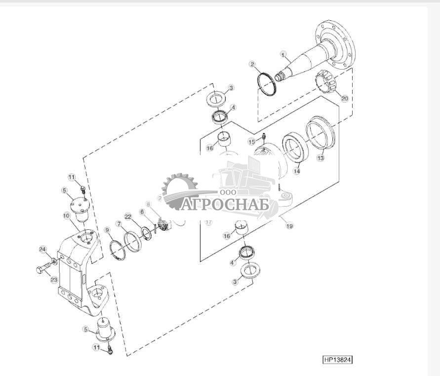 Rear Axle Spindles (Heavy Duty) 